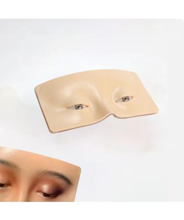 Artist Face Practice Board Realistic Face Skin 3D Eye Makeup Pad Reusable for Beginners to Practice Eyesmakeup Eyeshadow Eyeliner Eyebrow Mapping Kit (1)