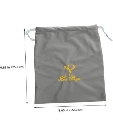 TOVINANNA 8 Pcs Hair Dryer Storage Bag Blow Dryer Travel Hair Dryer Blowdryer Drawstring Bag Fabric Grey 25.00X22.00X0.50CMx4pcs Greyx4pcs - Buy Online on GoSupps.com