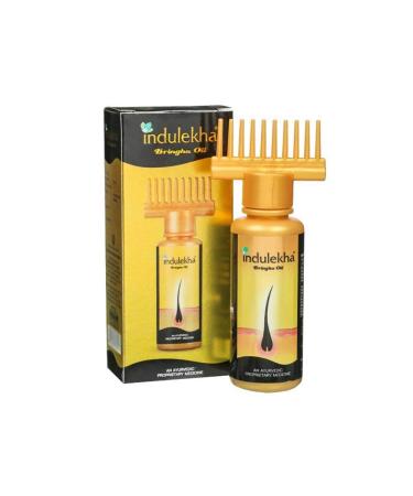 Indulekha Bhringa Hair Care Oil Pack - Set of 4 | Nourishing Hair Treatment - Buy Online on GoSupps.com