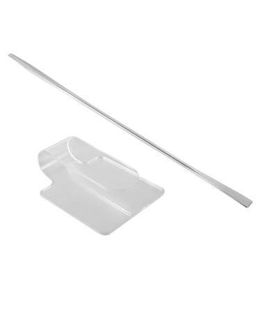 Beaupretty 2-in-1 Makeup Palette & Mixing Set - Foundation Mixer Nail Art Gadget Acrylic Spatula for Perfect Cosmetic Blends - Buy Online on GoSupps.com