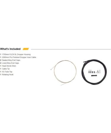 Jagwire Pro Dropper Complete Kit - Black - One Size | Unisex Adult - Buy Online on GoSupps.com