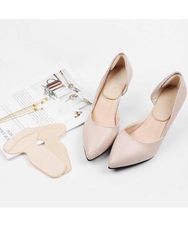 Shop Dadabig Heel Cushions - 4 Pairs of Anti-Slip Silicone Heel Pillows for Ultimate Comfort & Protection - Perfect for High Heels - Beige/Transparent - Buy Online on GoSupps.com
