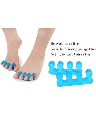 Gel Toe Separators & Correctors for Overlapping Toes | Bunions, Hammer Toe & Foot Pain Relief - 5 Pack - Buy Online on GoSupps.com