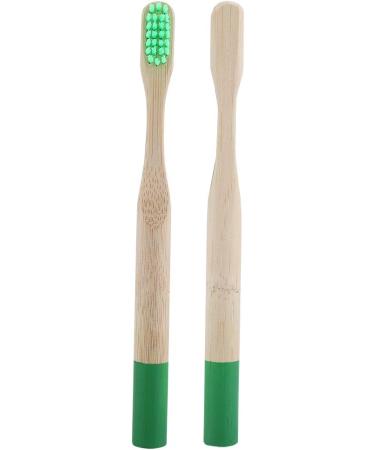 Jerliflyer 10 Pack Kids Bamboo Toothbrush - Eco-Friendly Soft Bristles Wooden Handle 6 Colors Available - Buy Online on GoSupps.com