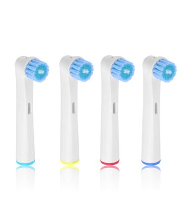 Kids Soft Replacement Brush Heads Compatible with Oral-B Power Stages Toothbrush - Pack of 4