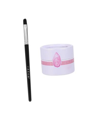 SUBOFAN ABOOFAN 2Pcs Lipstick Blush Eyeshadow Moisturizing Lipstick Natural Blusher Vintage Blusher Portable Blusher Delicate Blusher Creative Blusher Healthy Blusher Compact