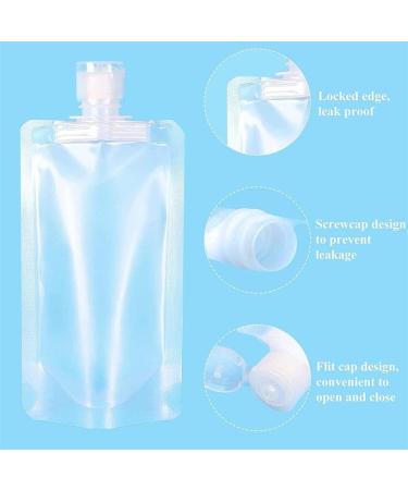 Buy Mrlzlt 9/12th Travel Liquid Packaging - Leak-Proof Refillable Squeeze Bags for Toiletries (12PCs) - International Shipping Available - Buy Online on GoSupps.com