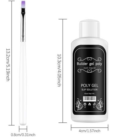 Ownest Quick Poly Gel Slip Solution - Nail Extension Gel Liquid for DIY Nail Art - Buy Online on GoSupps.com