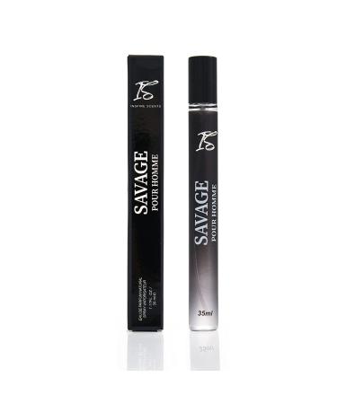 Savage for Men Cologne Set - 3.4 Fl Oz + 35ml Travel Spray | Inspired by Sauvage | Masculine Daily Scent for Men - Buy Online on GoSupps.com