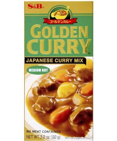 Kajal Golden Curry Mix - Authentic Japanese Curry for Vegetable & Tofu Dishes | Medium Spicy | 3 x 92g - Buy Online on GoSupps.com