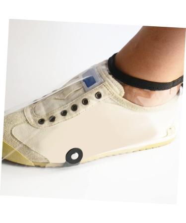 Angoily Barber Shoe Covers - Haircut Protector & Hair Dye Cloak Set | Transparent 34x15cm Ideal for Hairdressers & Cosmetologists - Buy Online on GoSupps.com