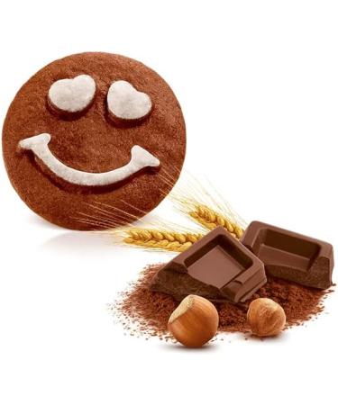  Balocco 3 x Balocco Faccine Biscotti con cioccolato e nocciole cookies with chocolate and hazelnuts biscuits 100% Italian biscuits 700 g - Buy Online on GoSupps.com