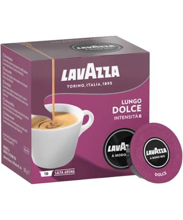  Lavazza Lavazza A Modo Mio LUNGO DOLCE 10 x 16 Caps (10 x 128 g) - Buy Online on GoSupps.com