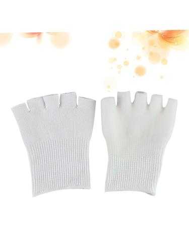 FRCOLOR 1 Pair Gel Toe Cover Moisturizing Socks Moisturizing Gel Socks Toe Spacers Toe Spreader Foot Spa Sock Five Toe Gel Socks Foot Care Socks Five Toes Orthotics Foot Socks White - Buy Online on GoSupps.com