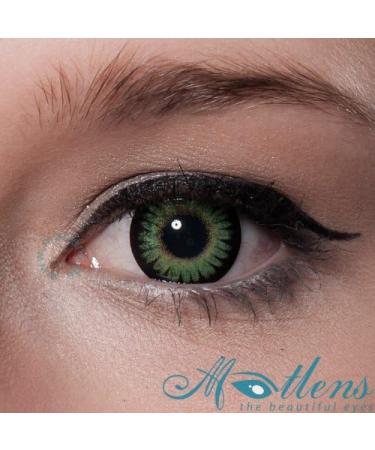 Buy Matlens-Geolica Green Circle Contact Lenses - Big Eyes Effect Includes Case & Care Kit - International Shipping Available - Buy Online on GoSupps.com