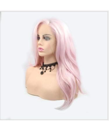 BGHJUE Long Pink Highlight Synthetic Wig for Women | Natural Side Parting | High Temperature Fiber | Breathable Wig Cap - Buy Online on GoSupps.com