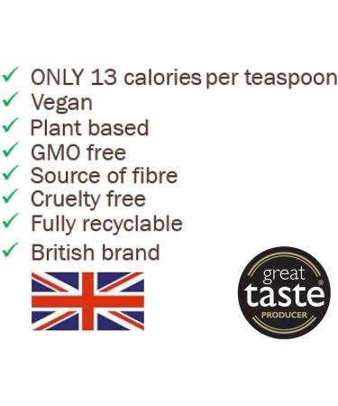 Sweet Freedom Caramel Syrup - 13 Calories Per Teaspoon - For Coffee, Cocktails, Pancakes & More - 350g Vegan & Plant Based - Buy Online on GoSupps.com
