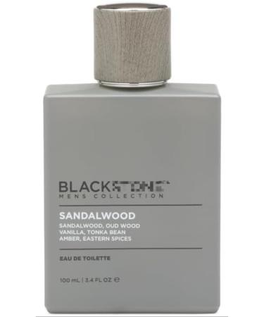 Sandalwood Eau de Toilette for Men 3.4 oz Oud Wood Vanilla Tonka Bean Amber Eastern Spices