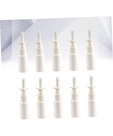 10pcs Bottles for Essential Oils Pump Bottle Plastic Empty Bottle Travel Bottle Empty Bottle Portable Bottle Sprayer White Mini Vial - Buy Online on GoSupps.com