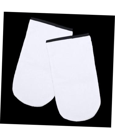 FOMIYES 3 Pairs Wax Spa Gloves Paraffin Wax Bath Cotton Gloves Bath Mitt Paraffin Wax Hand Cover Heated Booties for Moisturizing Gloves Wax Gloves Bath Mat Manicure Work White - Buy Online on GoSupps.com