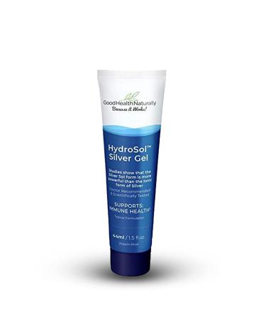 Hydrosol Silver Gel - Treatment for Skin Sores and Infections Antibacterial Wash | 44 mL - Good Health Naturally