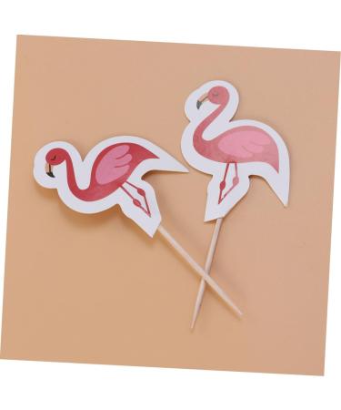 DIKACA Kids' Party Supplies 24 Pcs Decor Cake Toppers Flamingo Picks Cake Picks Ingredients Plug in Pineapple Kids Party Supplies As Shown 24 pcs - Buy Online on GoSupps.com