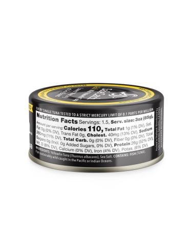 Safe Catch Ahi Tuna - Wild Yellowfin, Low Mercury, Gluten-Free, Keto, Non-GMO, Pack of 6 - Buy Online on GoSupps.com
