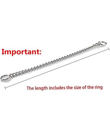 JYHY Luxury Dog Choke Collar Slip P Chain -Pet Iron Metal Double Chain Row Neck Walking Training Small Medium Large Dogs 55cm 2.5mm*55cm - Buy Online on GoSupps.com