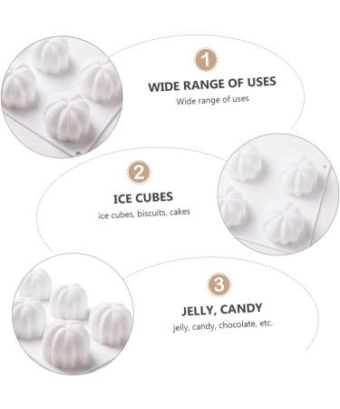 MAGICLULU 6 Pumpkin Silicone Mold Chocolate Molds Candy Molds Halloween Soap Mold Halloween Baking Molds Halloween Party Supplies Pumpkin Fondant Fudge Cake White - Buy Online on GoSupps.com