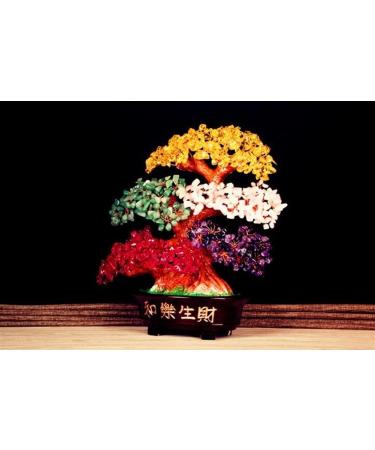 SDWGLD Healing Aura Quartz Crystal Tree - Natural Home Decoration & Positive Energy Decor - Buy Online on GoSupps.com