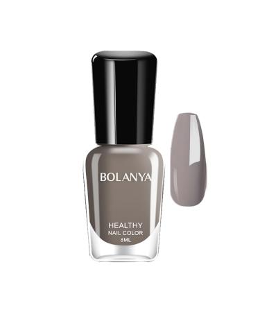Grey Nail Varnish Peel off Nail Polish Quick Dry Nail Polish Water Based No Odor & Non Toxic Nail Paint No Need Cure Nail Lacquer DIY Nail Art Manicure No Need Baking B114