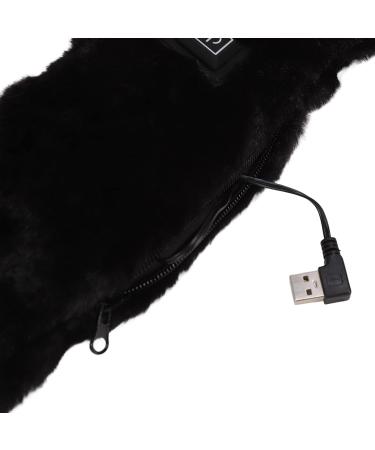 Black Heated Scarf & Electric Neck Pillow - Wireless Thermal Support with 3 Adjustable Temperatures for Ultimate Relaxation - Buy Online on GoSupps.com