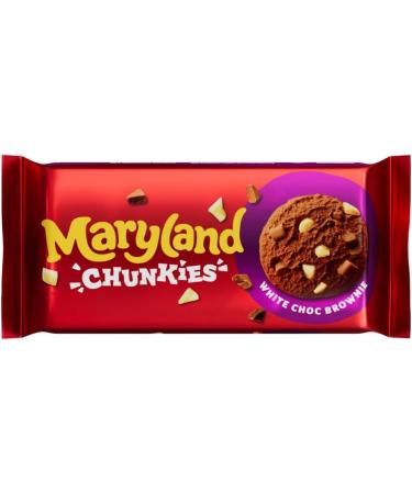 Cookies Variety Bundle Containing Maryland Chunkies White Choc Brownie 144g x4 Milk & Dark Choc 144g x4 (8 Pack) - Buy Online on GoSupps.com