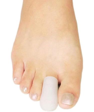 PEDIMEND Silicone Gel Toe Cap for Small Toes - Toe Sleeve For Missing or Ingrown Toenails - Prevent Rubbing & Friction - Foot Care (SMALL TOE - 1PAIR) - Buy Online on GoSupps.com