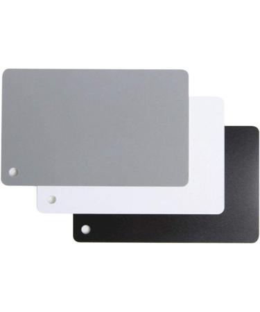 LRONG 3PCS Grey Card White Balance Calibration Set for Digital Video DSLR and Film Photography - Buy Online on GoSupps.com