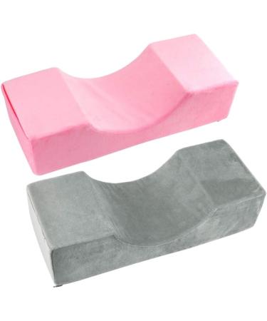 Hojffuue Eyelash Extension Pillow - Ergonomic Flannel Cushion for Salon Use | Perfect Makeup Tool in Pink - Buy Online on GoSupps.com