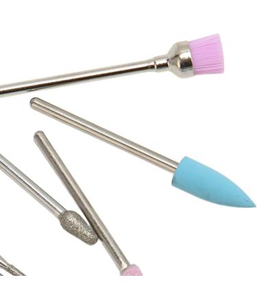 Nail Drill Bit Emery Smoothing Polish Removal Drill Bit Professional for Nail Salon - Buy Online on GoSupps.com