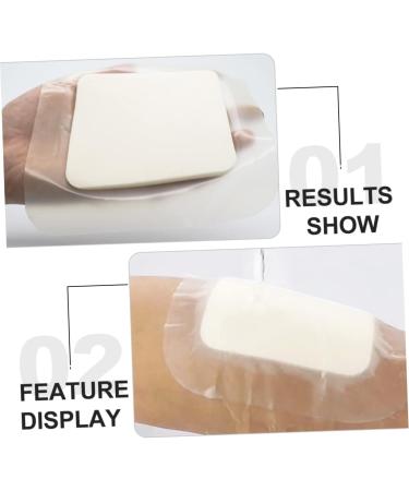 ULTECHNOVO 2pcs Silicone Pressure Sore & Keloid Scar Removal Patch - Waterproof & Adhesive Foams for Absorbent Dressing - Buy Online on GoSupps.com
