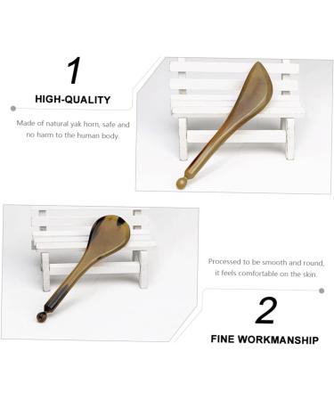 Healeved 2-Piece Face Acupuncture Massage Stick & Gua Sha Scraper - Acupressure Tools for Rejuvenating Facial Care - Buy Online on GoSupps.com