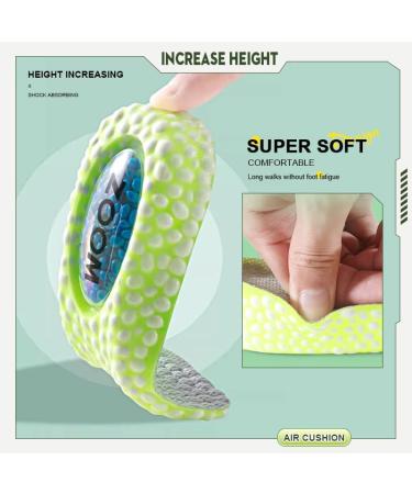Height Increase Insoles - Air Cushion Heel Pads & Arch Support Inserts for Men & Women | Orthopedic Shock Absorption Heel Lifts (1.5/2.5/3.5cm - Buy Online on GoSupps.com