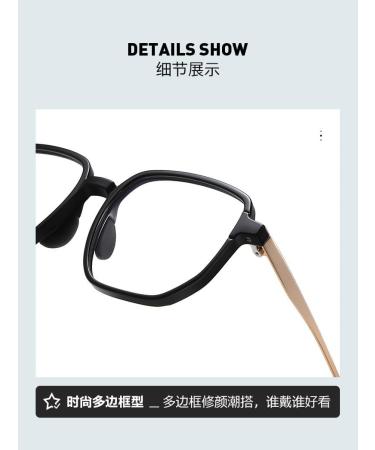 Buy SERONI Metal Temple TR90 Blue Light Blocking Glasses for Women & Men - Stylish Anti-UV Polygon Frames - Pink 52mm Reading Glasses International Shipping - Buy Online on GoSupps.com