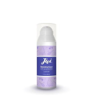 Face Moisturizer with SPF 12 Sun Protection (Lavender) | Reduces Redness & Prevents Sun Damage | 100% Natural with Organic Ingredients | Made for Sensitive & Oily Skin | 1.7 fl. oz.