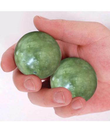 Jade Massage Balls - Hand Health & Stress Relief Set | 2pcs Baoding Balls for Exercise & Therapy - Buy Online on GoSupps.com