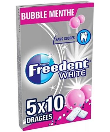 Freedent Bubble-Mint Sugar Free Chewing Gum 5 x 10 70 g Pack of 4 Sold as a Pack - Buy Online on GoSupps.com