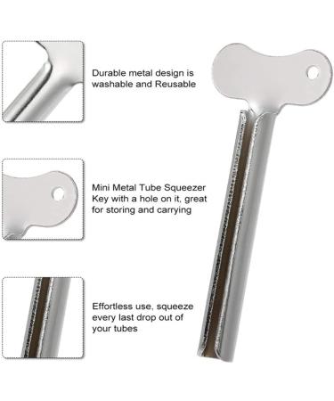 Sgnsvj 6 Pcs Stainless Steel Toothpaste Tube Squeezers Metal Key Toothpaste Squeezers for Cosmetic Tubes Squeezer - Buy Online on GoSupps.com