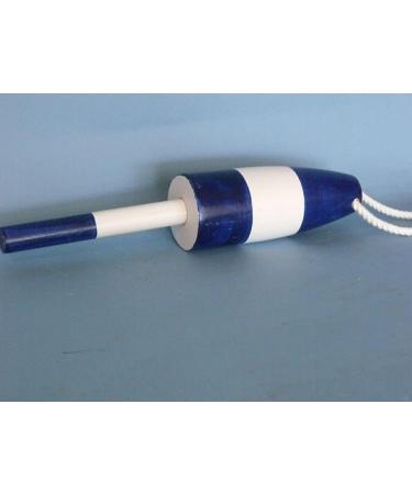 Handcrafted Wooden Dark Blue Cape Rock Lobster Trap Buoy 15 - Beach Decoration - Buy Online on GoSupps.com