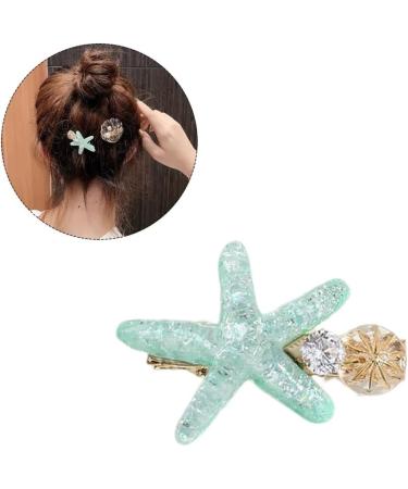 XIAHIOPT Women Girls Hair Pin Side Clip Metal Duckbill Decorative Hairpin for Thin Hair White shell - Buy Online on GoSupps.com