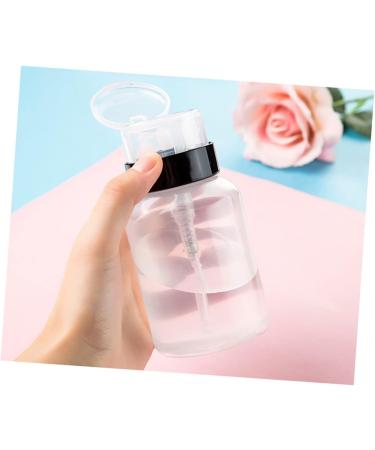  BIUDECO Set of 4 x 200ml Nail Polish Remover Bottles with Lockable Pump and Lockable Neck for Liquid Storage - Buy Online on GoSupps.com