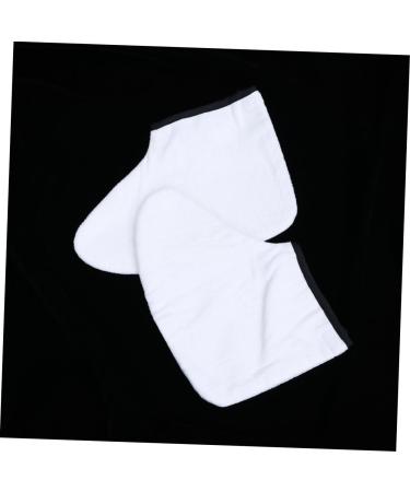 minkissy 1 Pair Spa Gloves Wax Foot Mask Wax Foot Dip Feet Spa Cover Wax Bath Booties Wax Foot Cover Wax Sock Feet Care Glove Cloth Foot Cover Paraffin Boots White Foot Wax Foot Bath - Buy Online on GoSupps.com