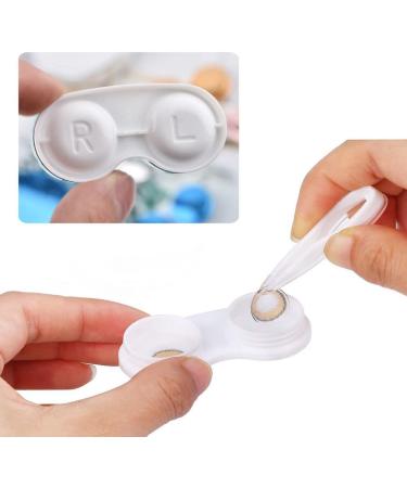 Gbstore 5-in-1 Contact Lens Case - Portable Lens Box with Mirror & Accessories | Travel-Friendly Rose Gold Kit - Buy Online on GoSupps.com